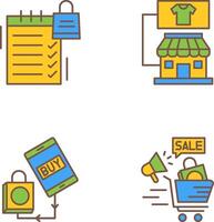 Shopping and Store Icon vector