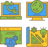 Incubator and Inovation Icon vector