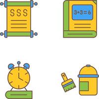 History and Math Icon vector