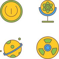 Gyroscope and Power Icon vector