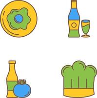 Breakfast and Bear Icon vector