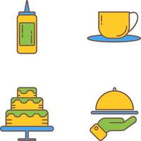 Sauce and Tea Icon vector