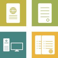 global report and reports Icon vector