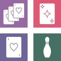 Deck of Card and Card Icon vector