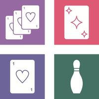 Deck of Card and Card Icon vector