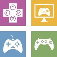 Gaming Control and Online Games Icon vector