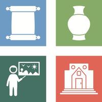 Scroll of Paper and Antique Icon vector