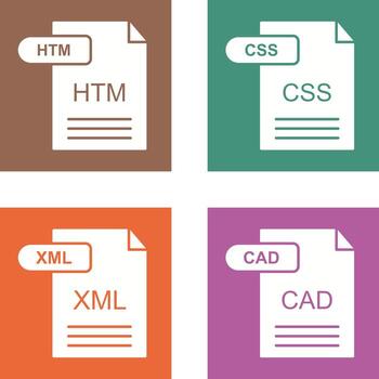 htm y css icono vector