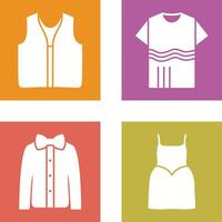 Swimming Vest and Accessory Icon vector