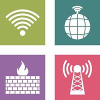 Signal on User and global Signals Icon vector