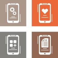 Setting and Favourite Icon vector