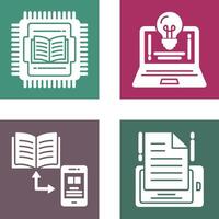 Cpu and Lamp Icon vector