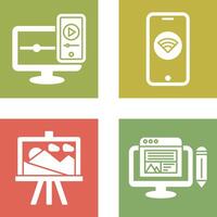 WIFI and Responsive Icon vector