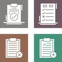 Today to Done Check List and Checkmark Icon vector