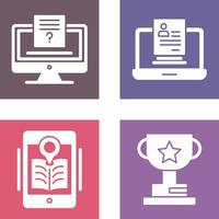 Quiz and Registration Icon vector