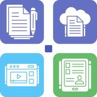 Document and File Icon vector