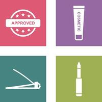 Approved and Creem Icon vector