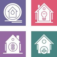 Fire Alarm and Home Automation Icon vector