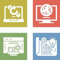 Incubator and Inovation Icon vector