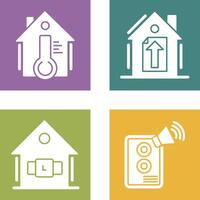 Temperature and Upload Icon vector