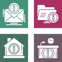 e mail and folder Icon vector