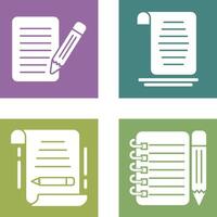 checklist and document Icon vector