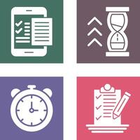 Check List and Quick Response Icon vector