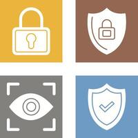 Lock and Privacy Icon vector