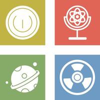 Gyroscope and Power Icon vector