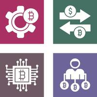 Setting and Money Exchange Icon vector