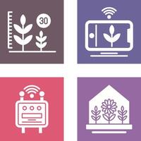 Growth and Device Icon vector
