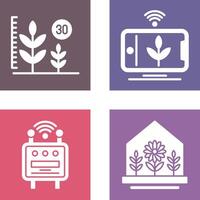 Growth and Device Icon vector