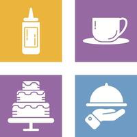 Sauce and Tea Icon vector