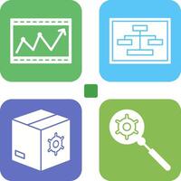 SEO and Seo Structure Icon vector