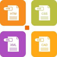 htm y css icono vector