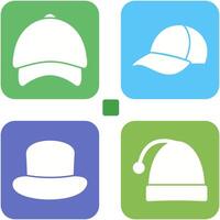 Cap and Hat Icon vector