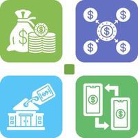 Saving and Distribution Icon vector