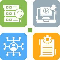 Backup and Marketing Icon vector