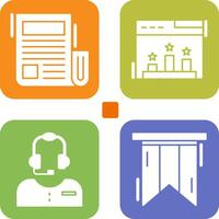 News and Ranking Icon vector