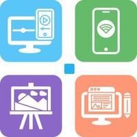 WIFI and Responsive Icon vector