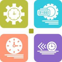 Time Management and Time Management Icon vector
