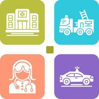 Ssd and Fire Truck Icon vector