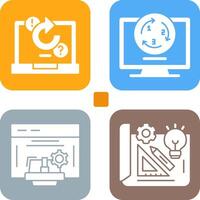 Incubator and Inovation Icon vector