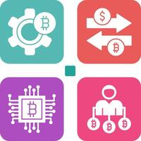 Setting and Money Exchange Icon vector