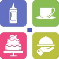 Sauce and Tea Icon vector