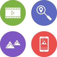 animation and tracking services Icon vector