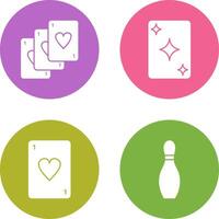 Deck of Card and Card Icon vector