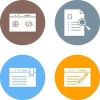 clean code and case study Icon vector