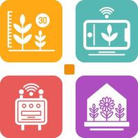 Growth and Device Icon vector