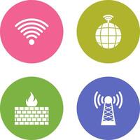 Signal on User and global Signals Icon vector